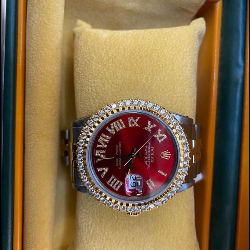 2 toned diamond Date only Rolex! - Picture 3 of 3